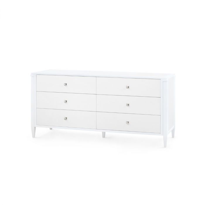 Kingston 6-Drawer Chest - Soft White