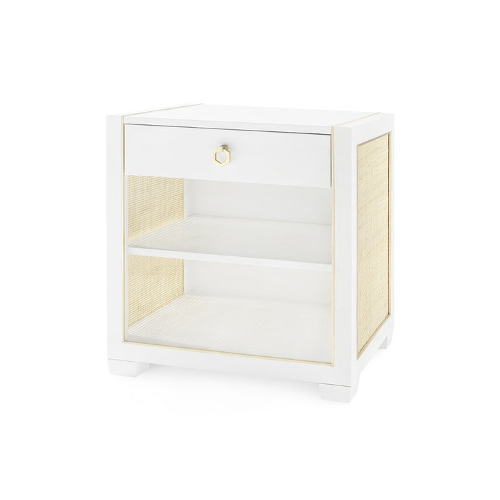 Karen 1-Drawer Side Table Vanilla