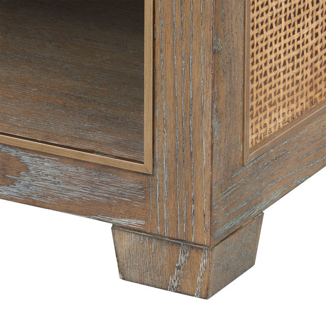 Karen 1-Drawer Side Table Driftwood