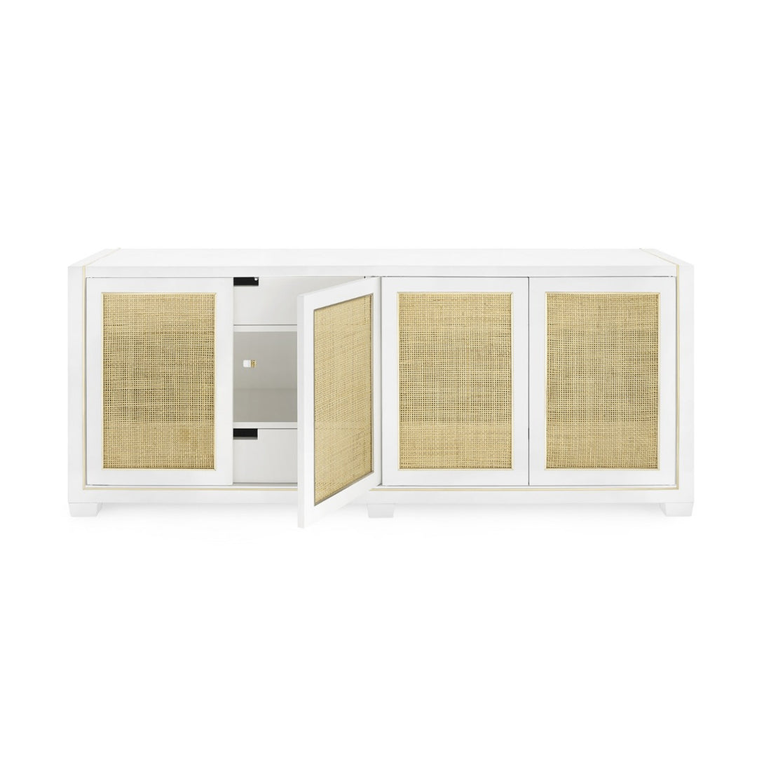 Karen 4-Door Cabinet  Vanilla