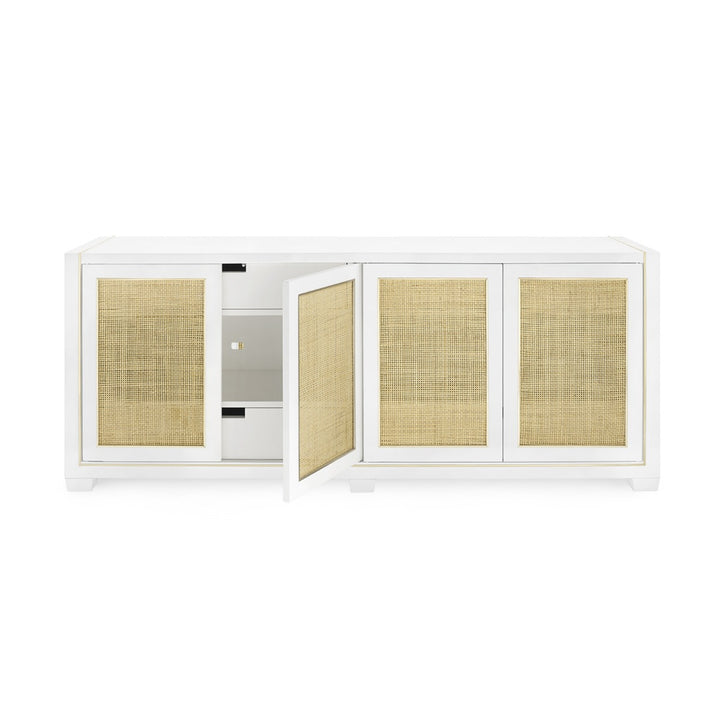 Karen 4-Door Cabinet  Vanilla