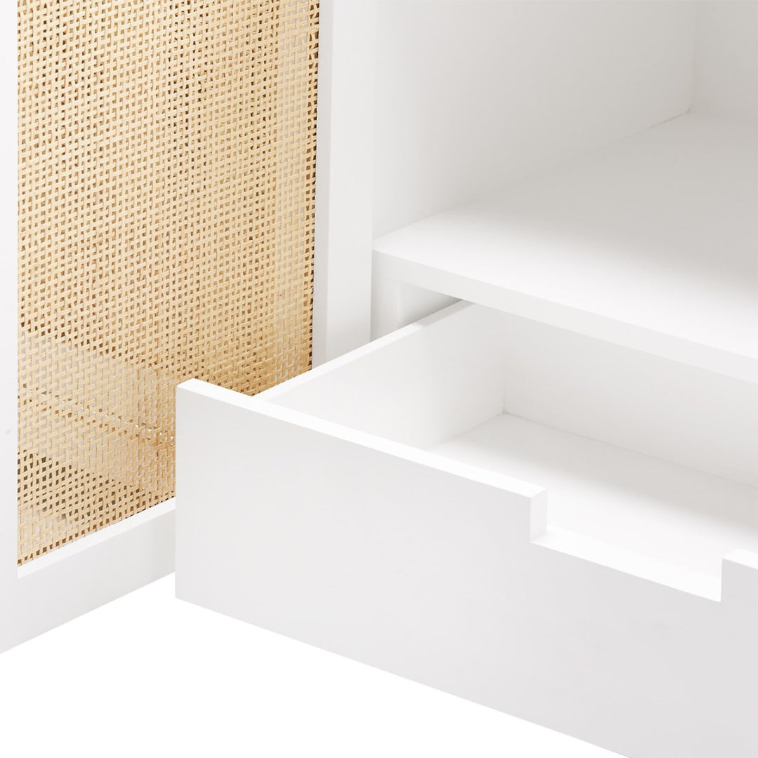 Karen 4-Door Cabinet  Vanilla