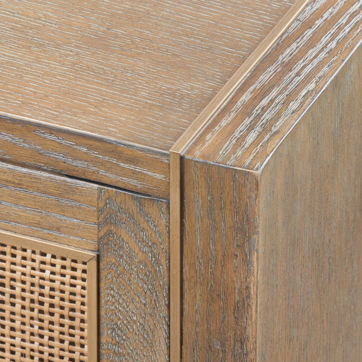 Karen 4-Door Cabinet Driftwood