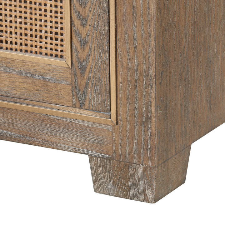 Karen 4-Door Cabinet Driftwood