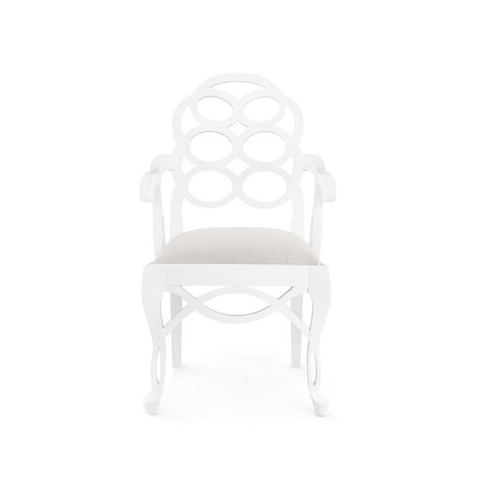 Loop Arm Chair Eggshell White