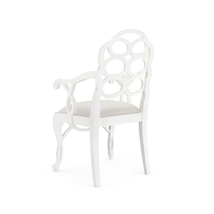 Loop Arm Chair Eggshell White