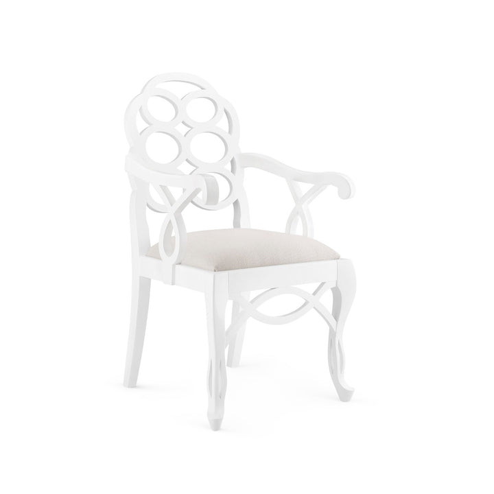 Loop Arm Chair Eggshell White