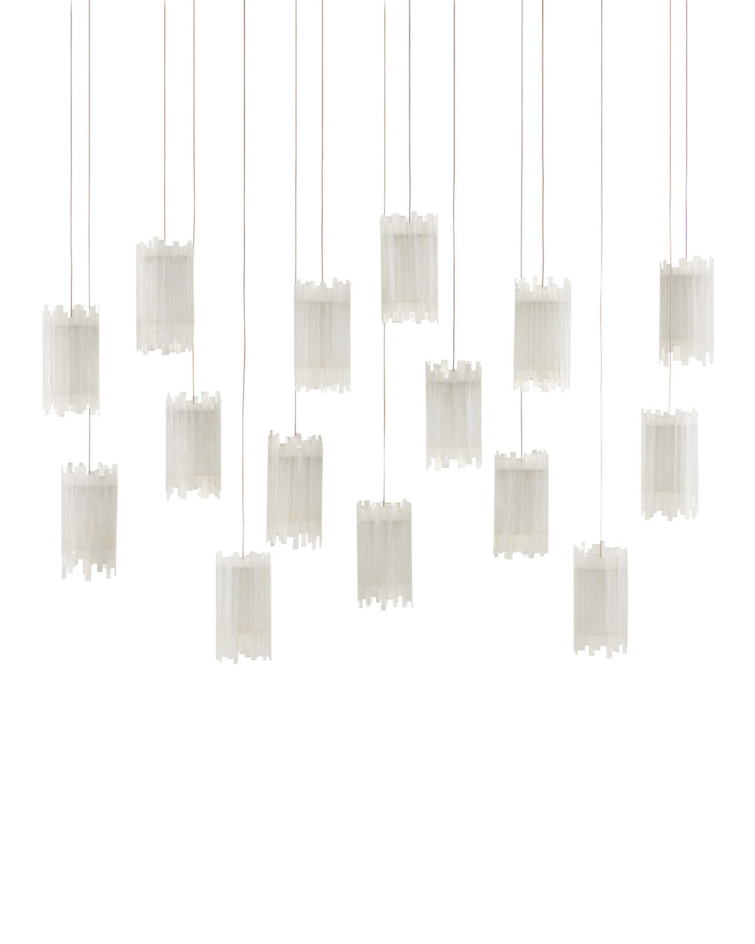 Escenia 15-Light Round Multi-Drop Pendant