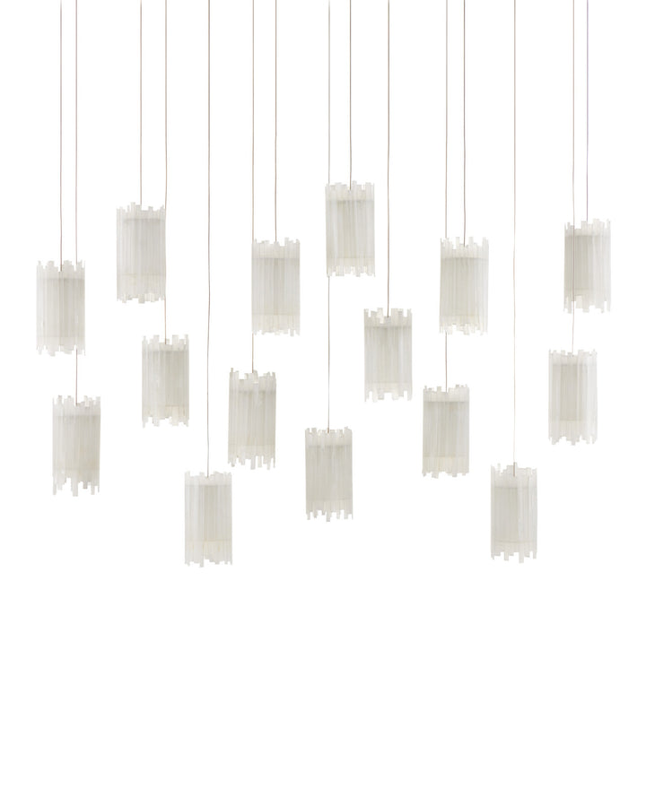 Escenia 15-Light Round Multi-Drop Pendant
