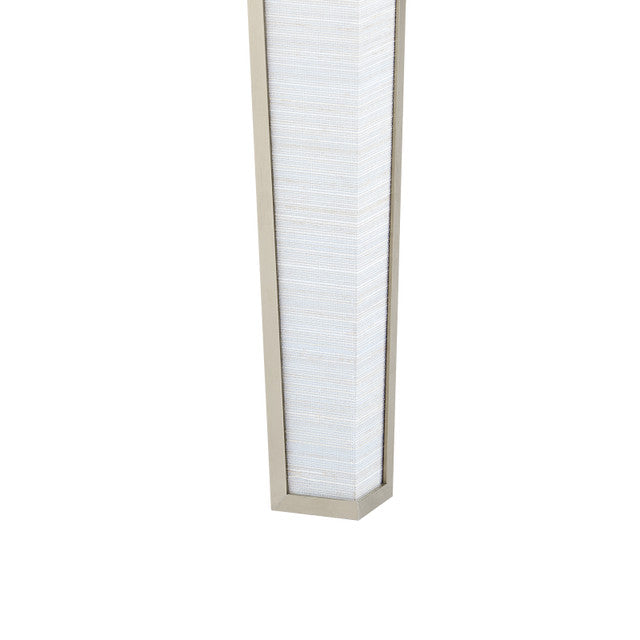 Madeline 1-Drawer Side Table Platinum Shimmer