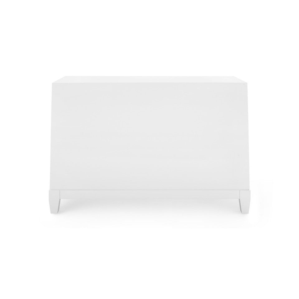Madison Large 4-Drawer Chest - Chiffon White