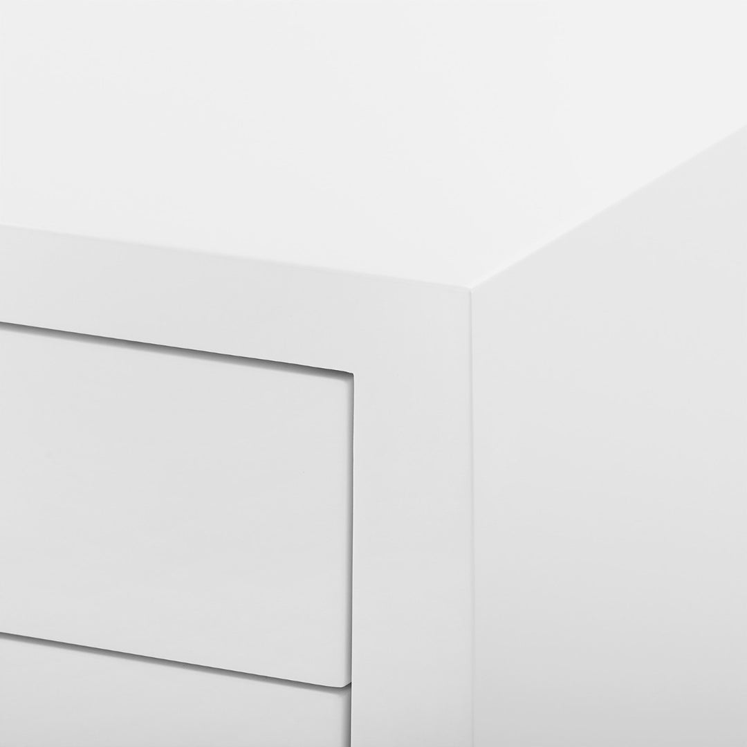 Madison Large 4-Drawer Chest - Chiffon White