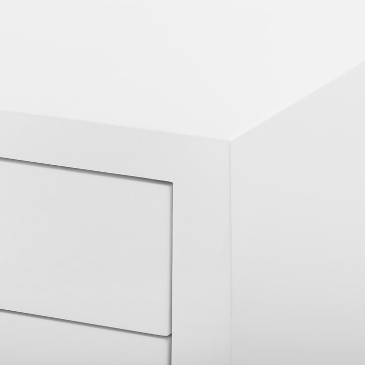 Madison Large 4-Drawer Chest - Chiffon White