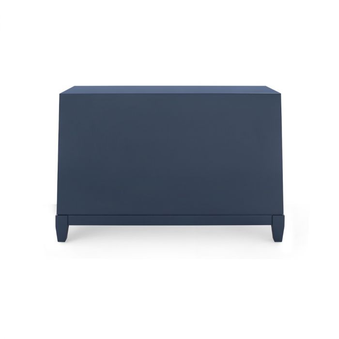 Madison Large 4-Drawer, Navy Blue Lacquer