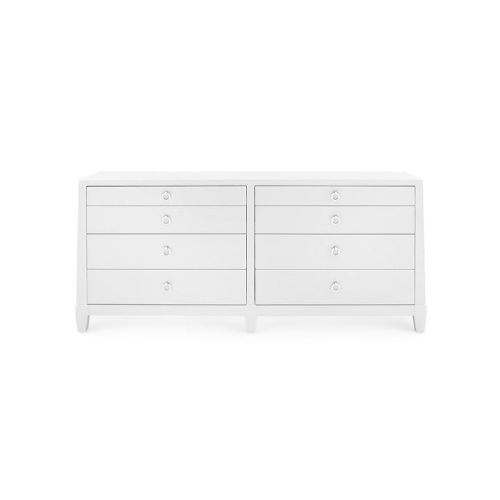 Madison 8-Drawer Chest - Chiffon White