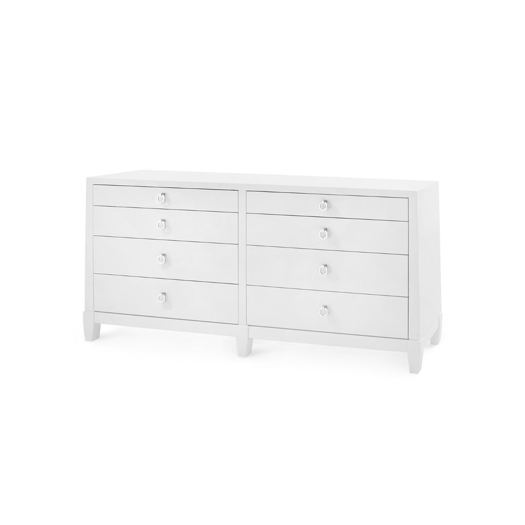 Madison 8-Drawer Chest - Chiffon White