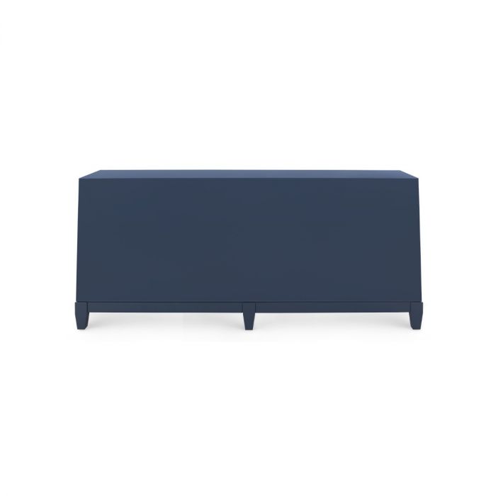 Madison 8-Drawer Chest - Navy Blue Lacquer