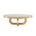 Maddox Coffee Table Antique Brass