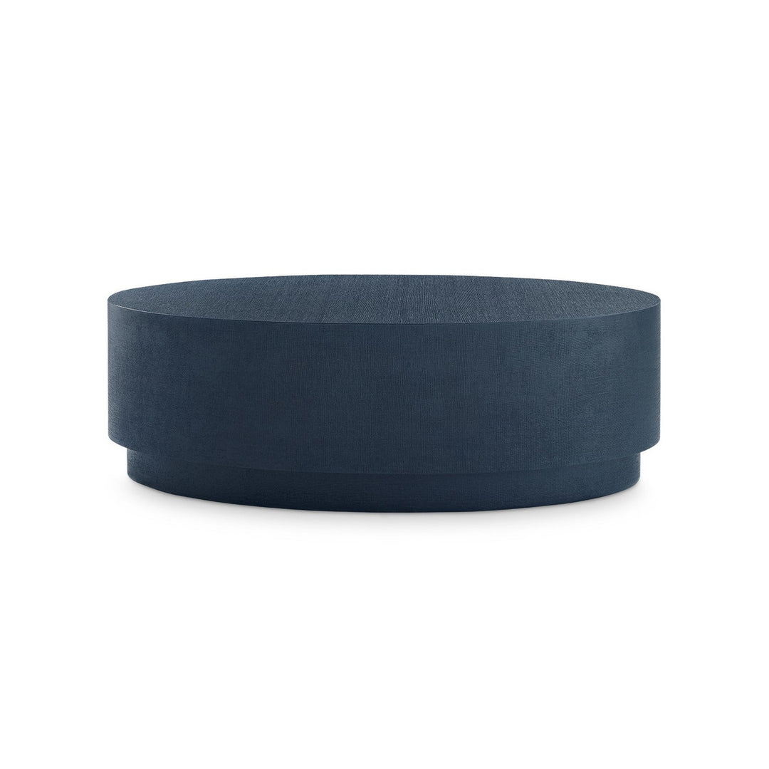 Mila Oval Coffee Table - Blue Steel