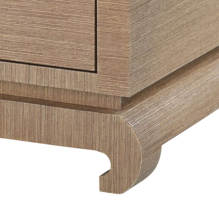 Ming Tall 6-Drawer Dresser - Flax Brown