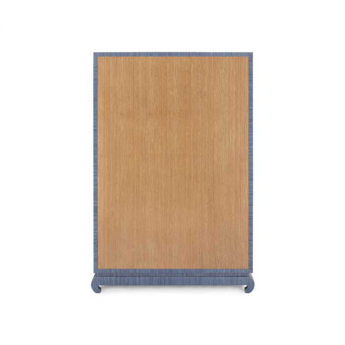 Ming Tall 6-Drawer Dresser - Navy Blue