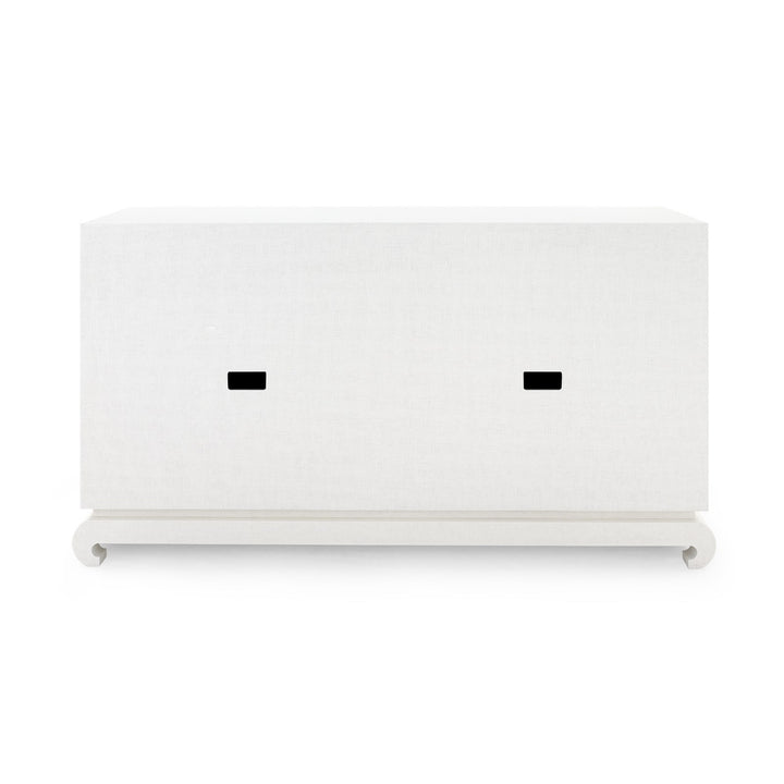 Meredith 4-Door Cabinet - Chiffon White