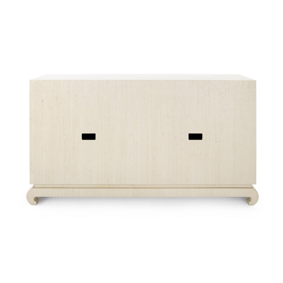 Meredith 4-Door Cabinet - Canvas Cream