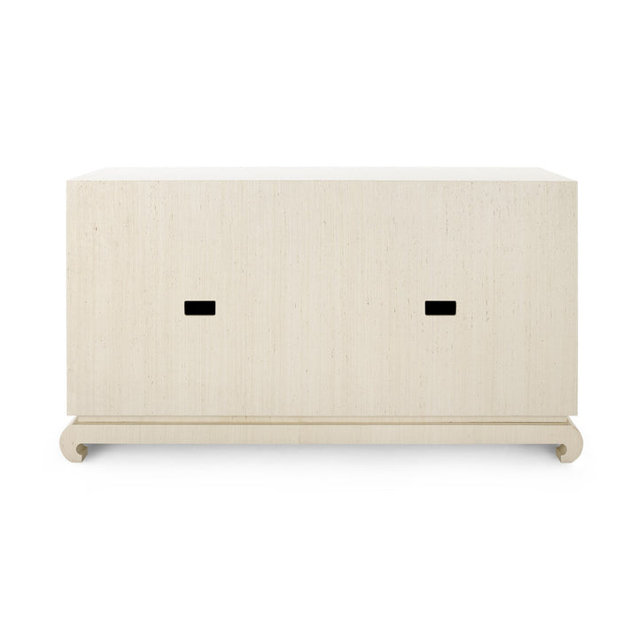 Meredith 4-Door Cabinet - Canvas Cream