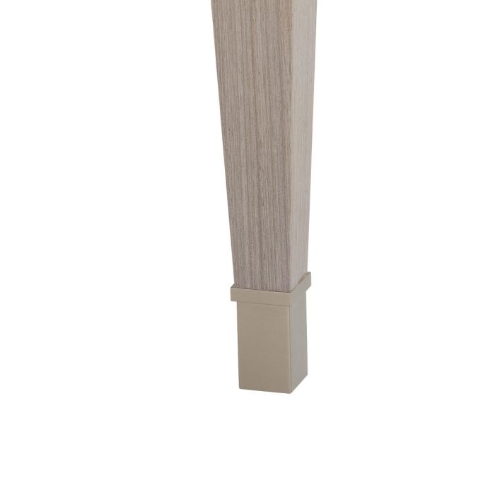 Morris Desk - Taupe Gray and Champagne