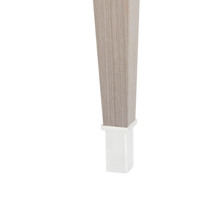 Morris Desk - Taupe Gray and Polished Nickel