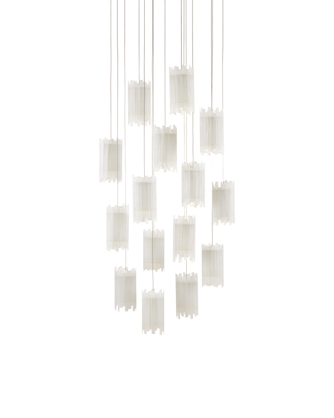 Escenia 15-Light Round Multi-Drop Pendant