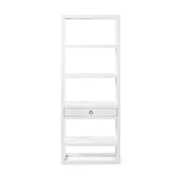 Newport Etagere White Pearl