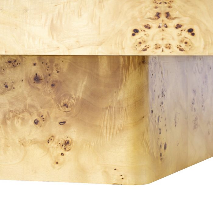 Norma Large Rectangular Coffee Table -  Burl