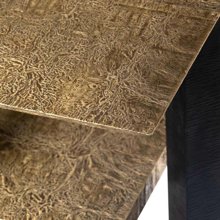 Norman Console - Antique Brass and Dark Bronze