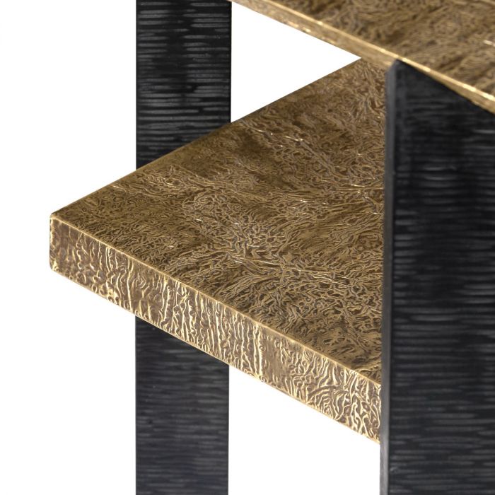 Norman Console - Antique Brass and Dark Bronze