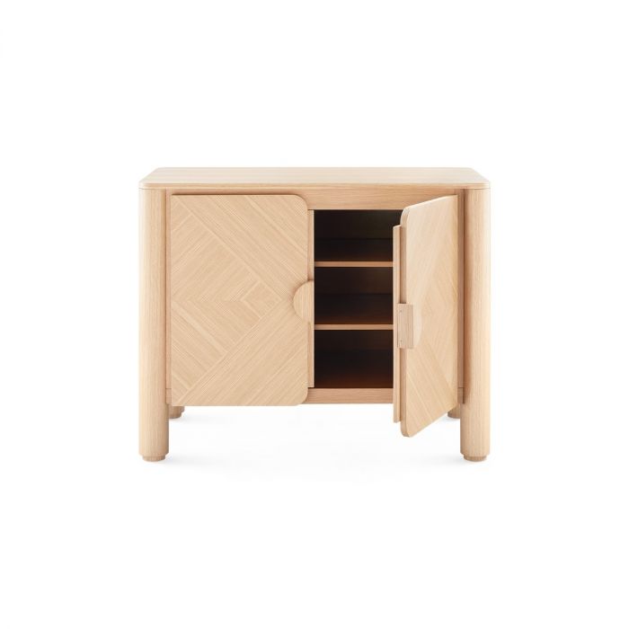 Nolan Two Door Cabinet -  Pristine Oak