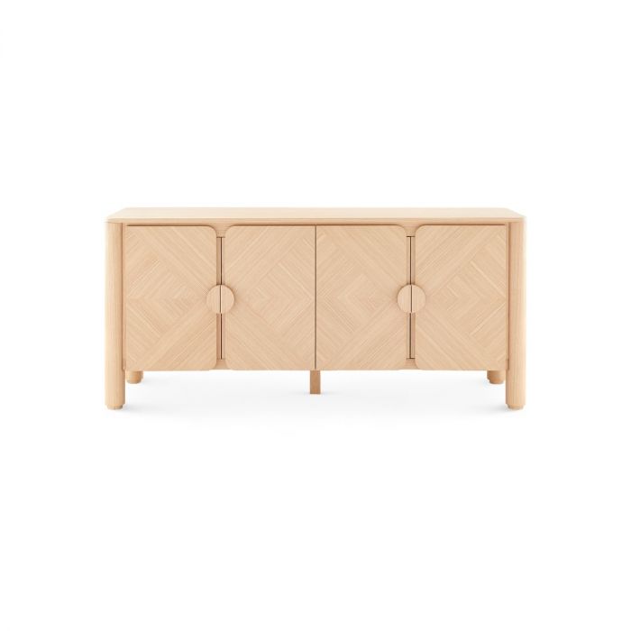 Nolan Four Door Cabinet - Pristine Oak
