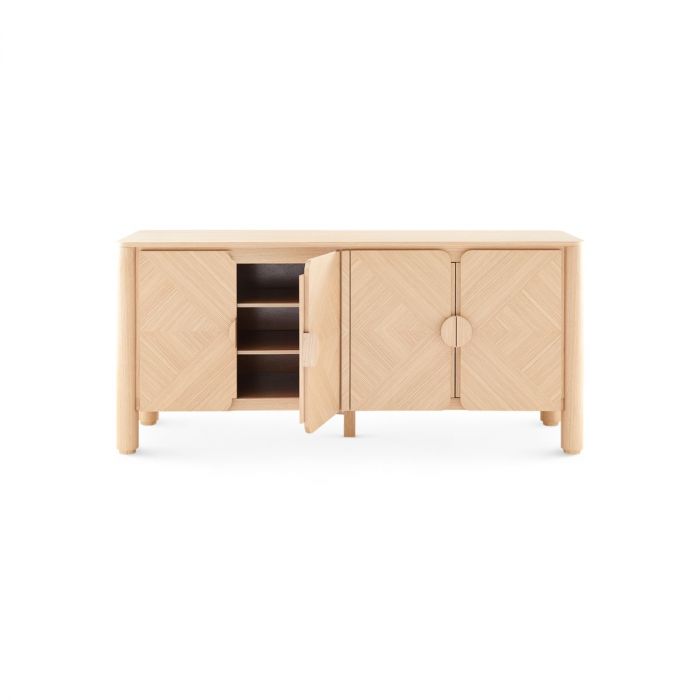 Nolan Four Door Cabinet - Pristine Oak
