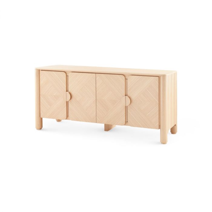 Nolan Four Door Cabinet - Pristine Oak
