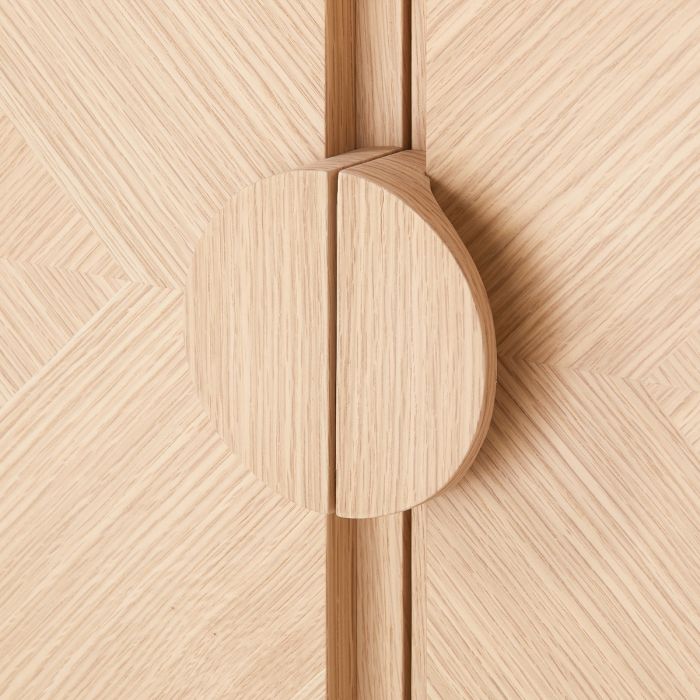 Nolan Four Door Cabinet - Pristine Oak
