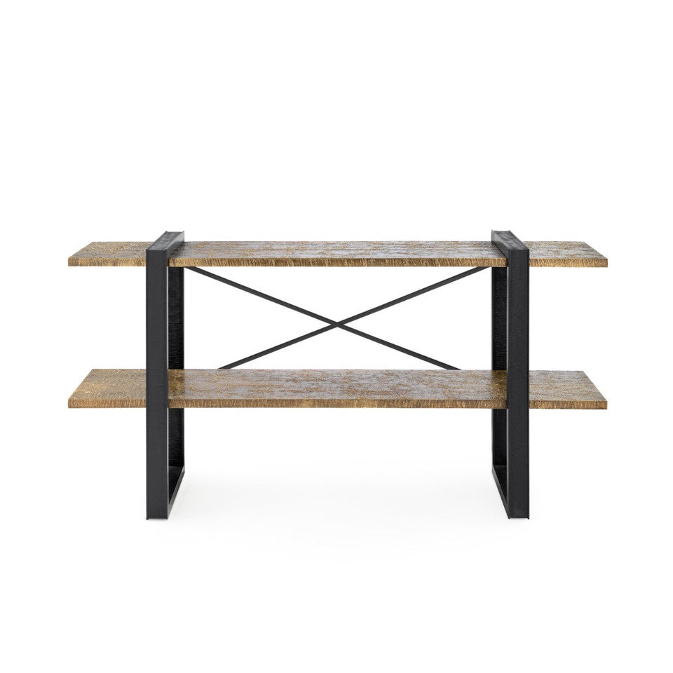 Odeon Low Shelf Antique Brass and Dark Bronze (Copy)