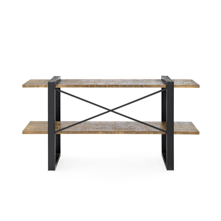 Odeon Low Shelf Antique Brass and Dark Bronze (Copy)