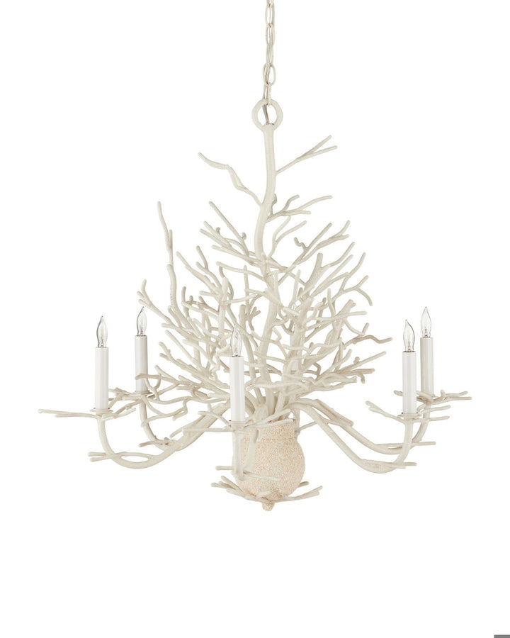 Seaward White Chandelier- Small