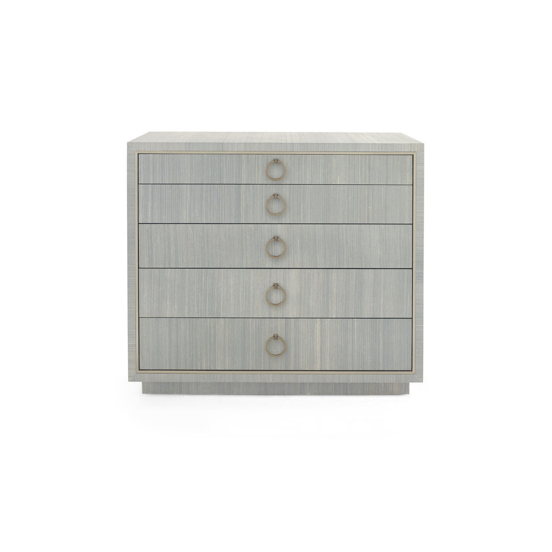 Parker Large 5-Drawer Slate Blue