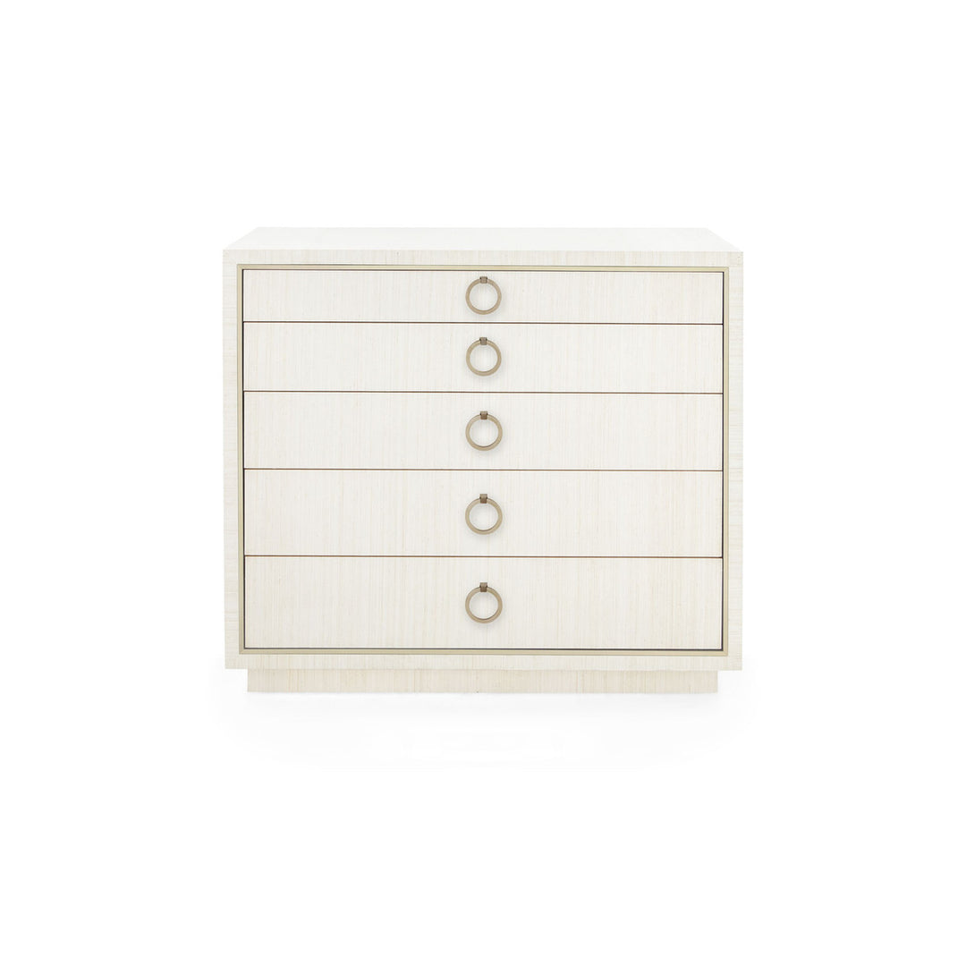 Parker Large 5-Drawer Light Natural Shimmer