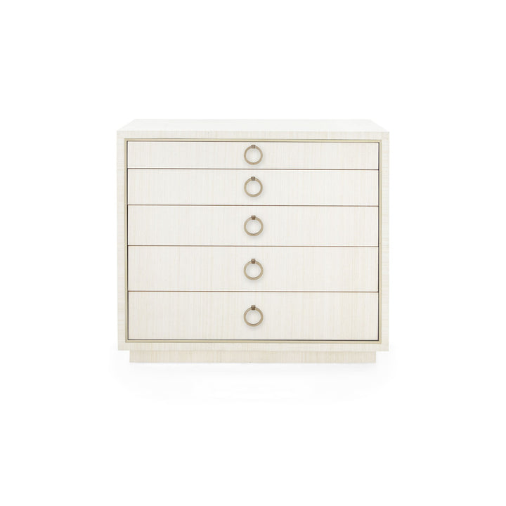 Parker Large 5-Drawer Light Natural Shimmer