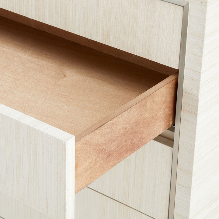 Parker Large 5-Drawer Light Natural Shimmer