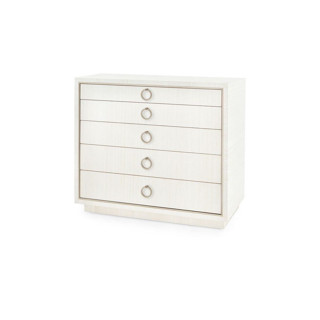 Parker Large 5-Drawer Light Natural Shimmer