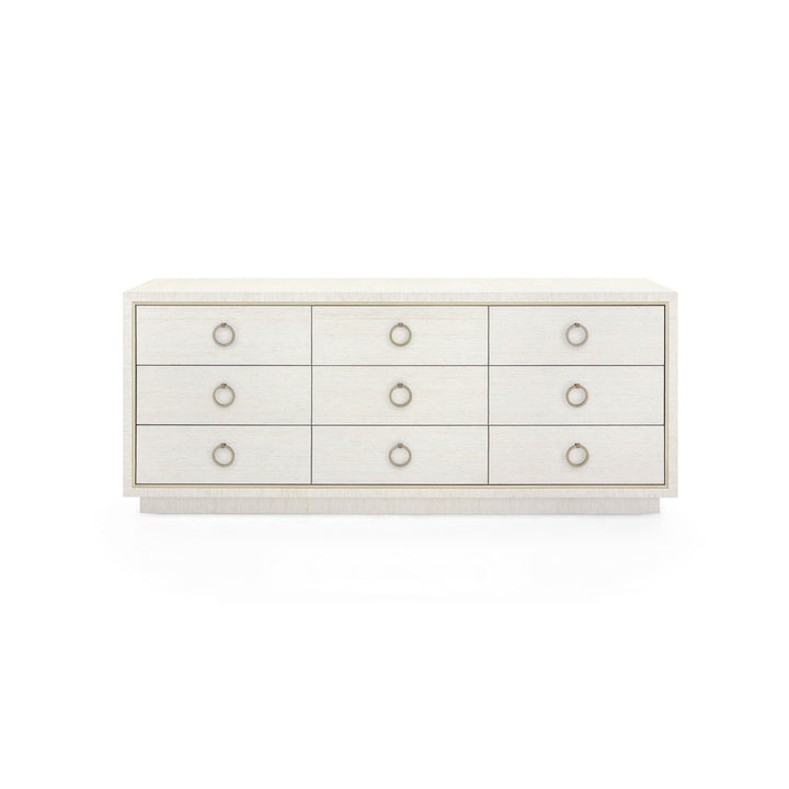 Parker Extra Large 9-Drawer - Silver Shimmer