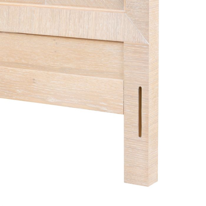 Patricia Queen Headboard With Ryder Bed Frame - Sand